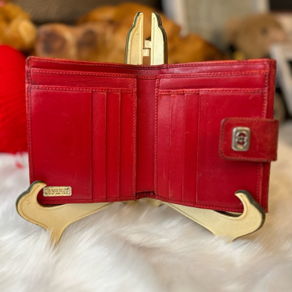Gucci red wallet - Picture 6 of 8